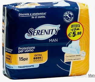Assorbenti per uomo pacco da 12 conf. da 15 pezzi