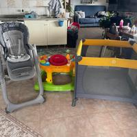 Seggiolone, box, girello