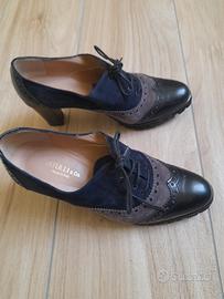 scarpe francesine in nappa nuove