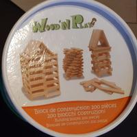 Wood'n Play Barattoli di blocchi in legno