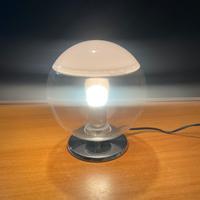 LAMPADA VINTAGE DESIGN VETRO ACCIAIO SPACE AGE