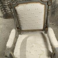 Poltrone antiche stile Luigi XVI da restaurare 