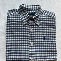 polo vintage a maniche lunghe di ralph lauren