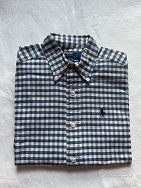 polo vintage a maniche lunghe di ralph lauren