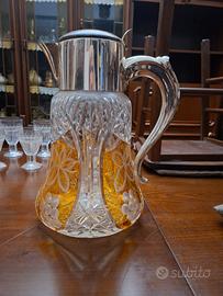 Cristallo di Boemia - Argento - Antiquariato