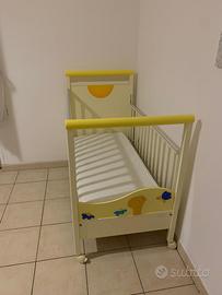 Lettino per bimbo 0-4 anni con materasso