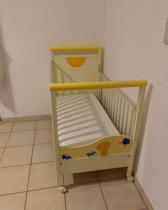 Lettino per bimbo 0-4 anni con materasso