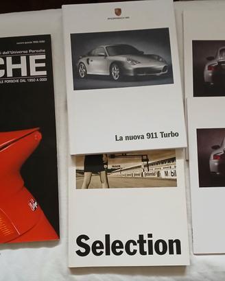Cataloghi e rivista Porsche anni 1999-2000