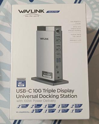 Laptop Docking Station con 3 hdmi, USB C triplo Di
