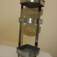 Angoliera bagno acciaio Ikea 