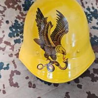 Elmetto Svizzero M18 M40 con aquila serpente (DY)