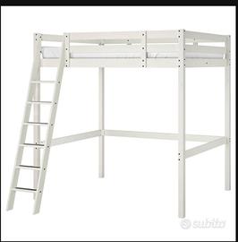 Letto soppalco ikea bianco 