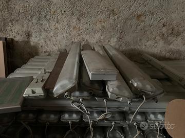 Lampade industriali doppio neon 150 cm