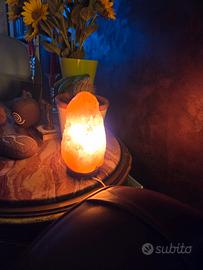 Lampada di sale dell'himalaya