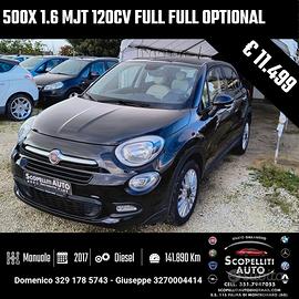 Fiat 500X 1.6 MultiJet 120 CV Lounge full optional