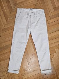 Pantaloni uomo Alcott velluto coste panna tg 46