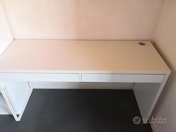 Scrivania IKEA MICKE - 2 cassetti - 142x50 cm