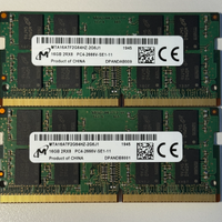 RAM laptop DDR4 SODIMM 2x16 GB 2666MHz - TOT 32GB