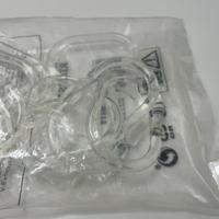 Anelli per tenda doccia IKEA trasparenti