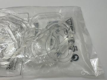 Anelli per tenda doccia IKEA trasparenti