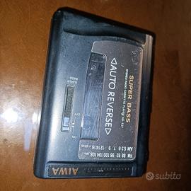 lettore audiocassette portatile vintage Aiwa 