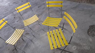 Sedie pieghevoli 