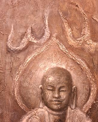 tela dipinta a mano - buddha