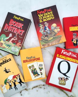 Lotto 6 Libri Giorgio Forattini - Satira Politica
