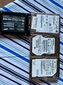 3 hard disck + un ssd do tutto in sime