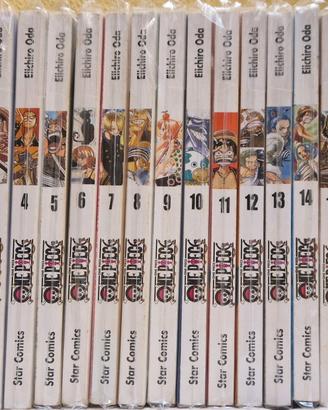 Lotto manga One Piece edizione bianca