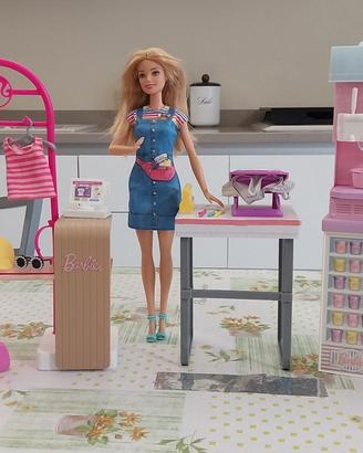 La gelateria di Barbie   e Barbie negoziante