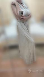 Abito lungo convertibile Sarah Chole – Champagne-