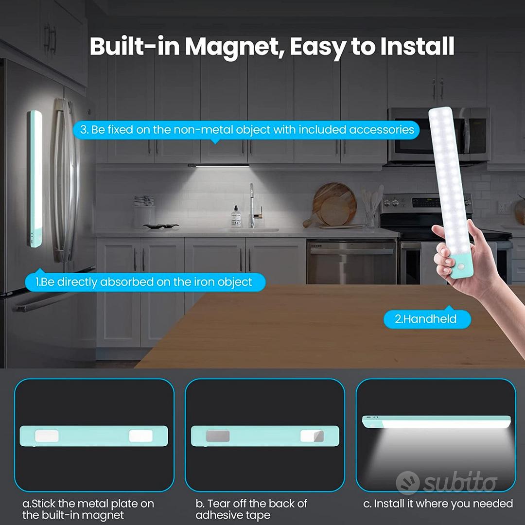 Luce a led con sensore di movimento armadio cantina casa cassetto