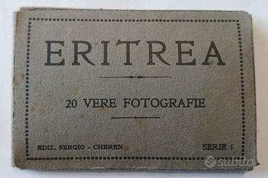 Libretto Fotografico "ERITREA" Epoca Coloniale '30
