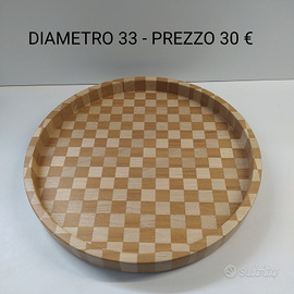 Vassoi Svuota Tasche, Centrotavola, Arredo Legno