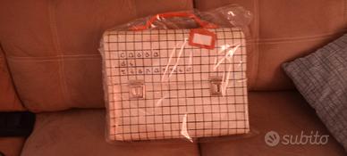 cartella scolastica cassa di risparmio vintage