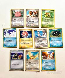 10 Carta Pokemon ex RossoFuoco e VerdeFoglia