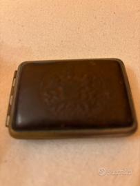 Antico potrafiammiferi tascabile fine 1800