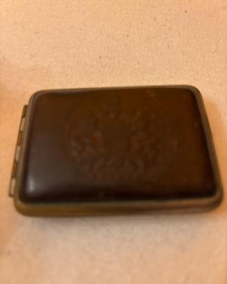 Antico potrafiammiferi tascabile fine 1800