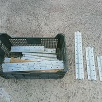 Cerniera Acciaio Piana Spessa Stock