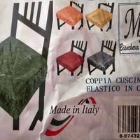 SET CUSCINI COPRISEDIE VERDI (n. 6)