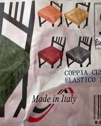 SET CUSCINI COPRISEDIE VERDI (n. 6)