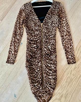 Abito Leopardato GUESS con Cerniera 🐆