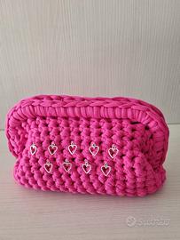 Clutch bag rosa