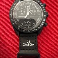 Moonswatch Mission to the Moonphase - nero