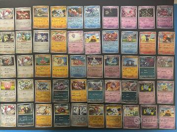 50 carte Pokemon Reverse Holo SWSH/SV