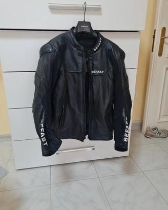 Giubbotto pelle moto Befast