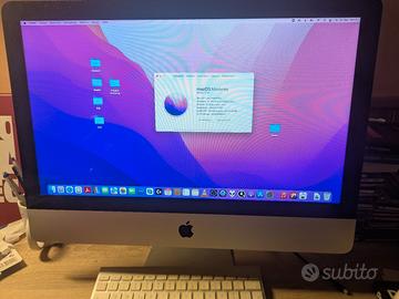 Apple iMac i5 8gb ram 1 tb SSD 21.5