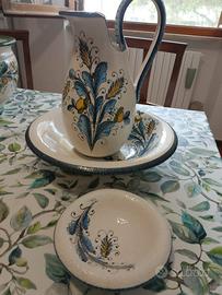 tris lavabo ceramica Deruta