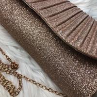 Pochette Oro Glitter - Borsa da Cerimonia / Serata